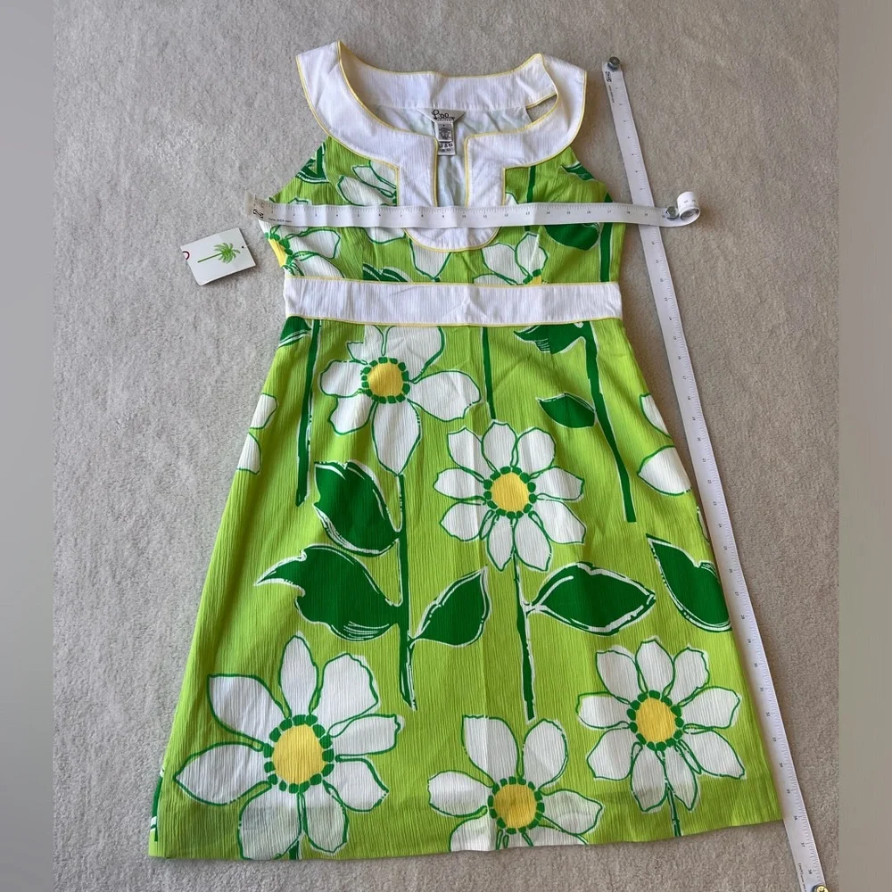 Lilly Pulitzer super cute and vibrant size 8 shift dress. 100% cotton - Picture 3 of 6
